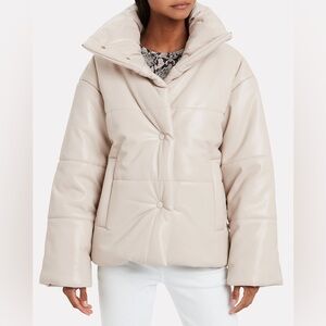 NANUSHKA
Hide Vegan Leather Puffer Jacket sz xs $620